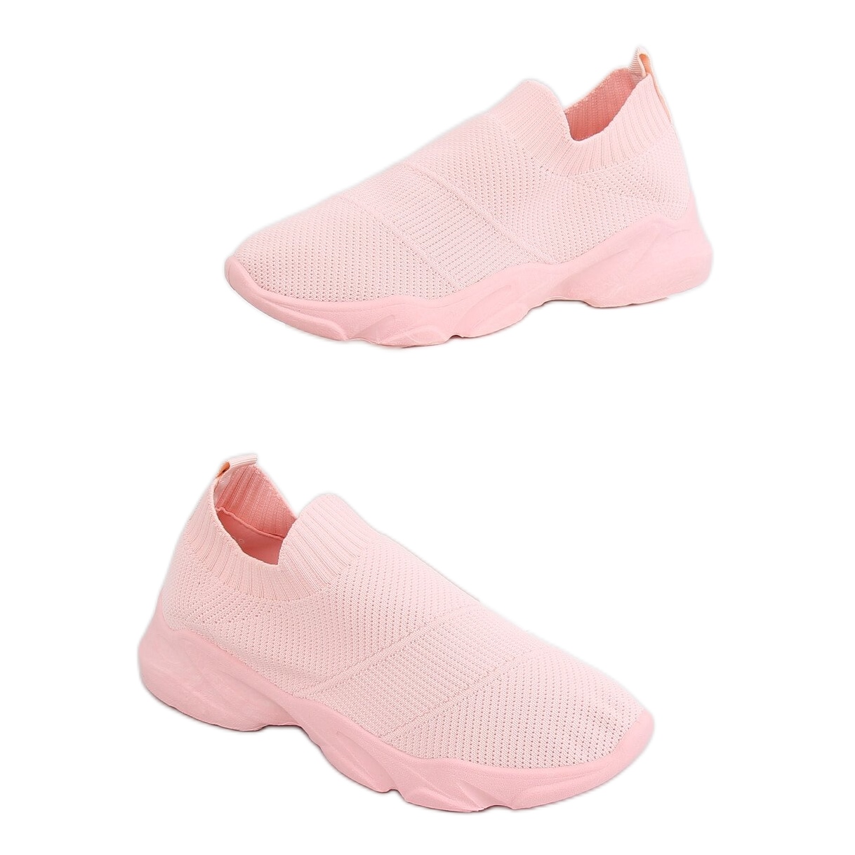 Buty sportowe skarpetkowe różowe NB399 Pink