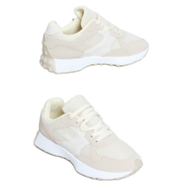 Buty sportowe beżowe BL209P Beige beżowy