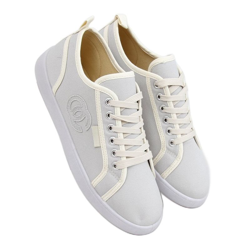 Trampki szare NB385P Grey ecru