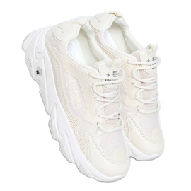 Buty sportowe damskie beżowe NB373P Beige beżowy