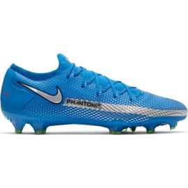 Buty piłkarskie Nike Phantom Gt Pro Fg M CK8451 400 niebieskie niebieskie