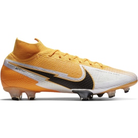 Buty piłkarskie Nike Mercurial Superfly 7 Elite Fg AQ4174 801 pomarańczowe pomarańczowe
