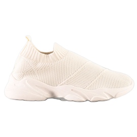 SHELOVET Wygodne Wsuwane Obuwie beżowy