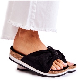 PS1 Klapki Na Platformie Czarne So Comfy