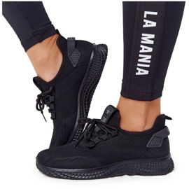 Damskie Sportowe Buty Slip-On Czarne