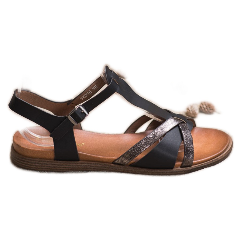 Czarne Sandały Sergio Leone