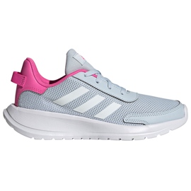 Buty dla dzieci adidas Tensaur Run K szaro-różowe FY7288 szare
