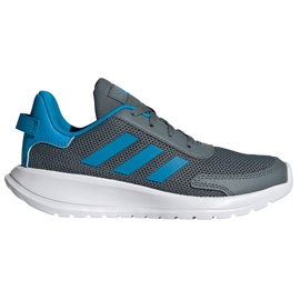 Buty dla dzieci adidas Tensaur Run K szaro-niebieskie FY7289 szare