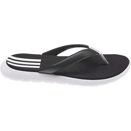 Klapki damskie adidas Comfort Flip Flop czarno-białe FY8656 czarne
