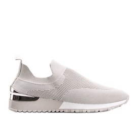 Beżowe sneakersy skarpetkowe Aja beżowy