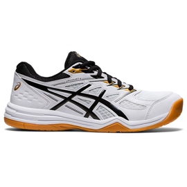 Buty męskie do siatkówki Asics Upcourt 4 biało-czarne 1071A053 102 białe białe