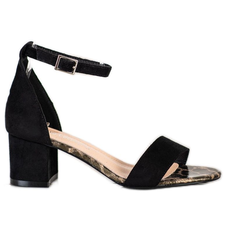 Sandały Na Słupku Sergio Leone czarne