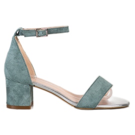 Sandały Na Słupku Sergio Leone zielone