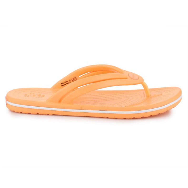 Japonki Crocs Crocband Flip W 206100-801 pomarańczowe