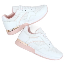 Buty sportowe białe VL134P WHITE/PINK
