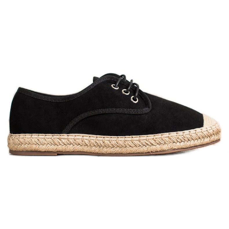 Cm Paris Czarne Trampki Espadryle