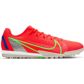 Buty piłkarskie Nike Mercurial Vapor 14 Pro Tf CV1001 600 czerwone czerwone