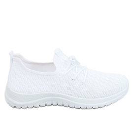 Buty sportowe skarpetkowe białe BL1817-SP White