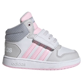 Buty adidas Hoops Mid 2.0 I Jr FY9290 różowe szare