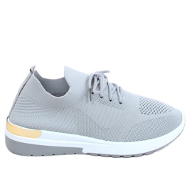 Buty sportowe skarpetkowe szare G-363 Gray