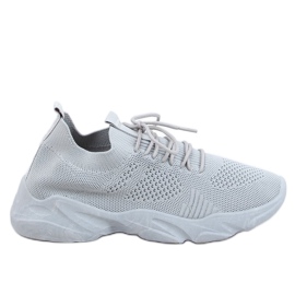 Buty sportowe skarpetkowe szare FF-10 Grey