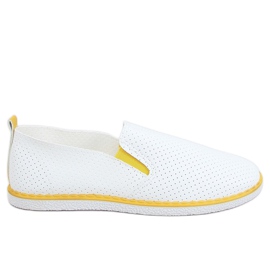 Trampki slip-on białe AA620 Yellow