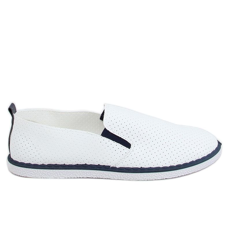 Trampki slip-on białe AA620 Navy
