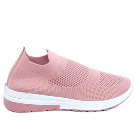 Buty sportowe skarpetkowe różowe G-362 Pink