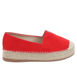 Espadryle damskie czerwone AB-79 Red