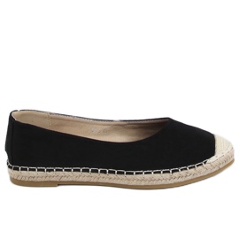 Espadryle damskie czarne CD-3 Black