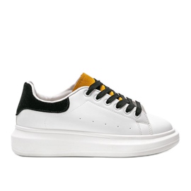 Białe tenisówki na grubej podeszwie Lauryn