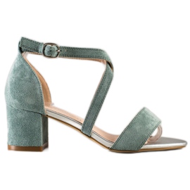 Sandały Z Paseczkami Sergio Leone wielokolorowe niebieskie