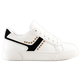 SHELOVET Casualowe Białe Buty Sportowe