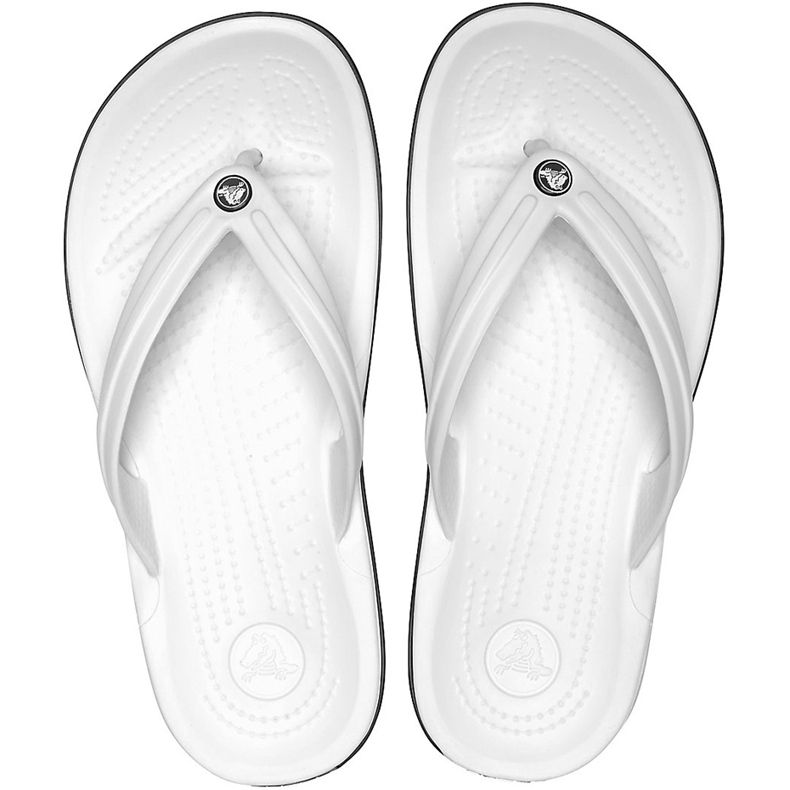 Crocs klapki Crocband Flip białe 11033 100