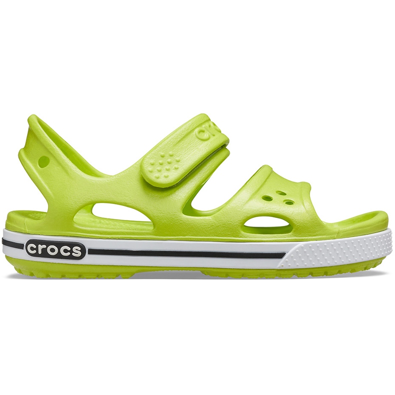 Crocs sandały dla dzieci Crocband Ii Sandal limonkowo-czarne 14854 3T3 zielone