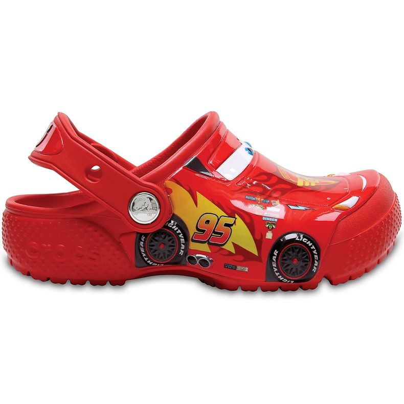 Crocs dla dzieci Fun Lab Cars Clog czerwone 204116 8C1