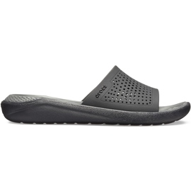 Crocs klapki Literide Slide czarno-szare 205183 0DD czarne