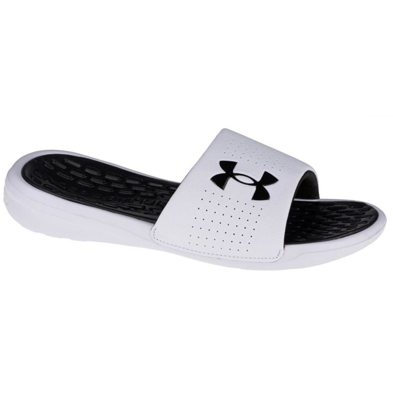 Klapki Under Armour Playmaker Fixed Slides M 3000061-102 białe