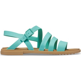 Crocs sandały damskie Tulum Sandal miętowe 206107 3U3 zielone