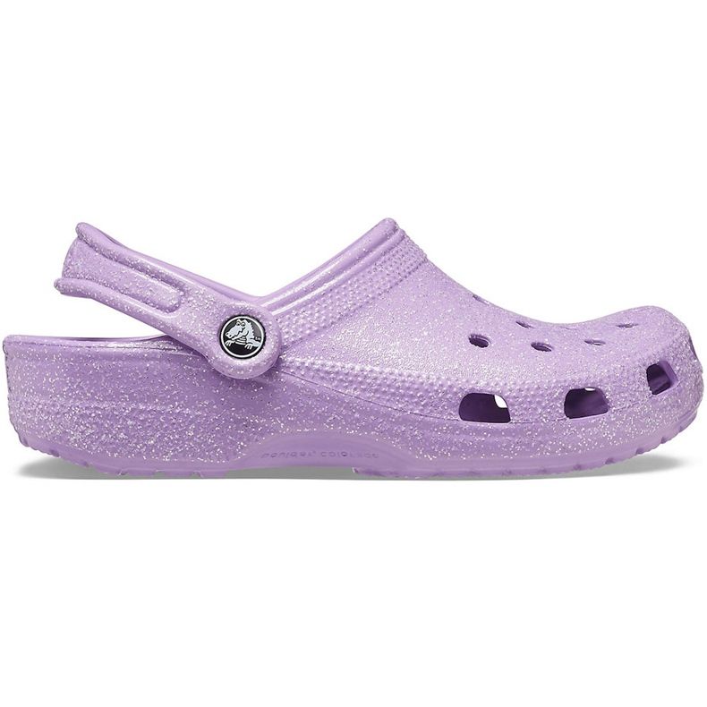 Crocs damskie Classic Glitter Clog fioletowe 205942 5PR