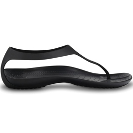 Crocs sandały damskie Sexi Flip Wmns czarne 11354 060