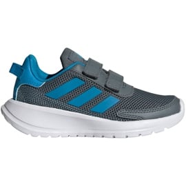 Buty dla dzieci adidas Tensaur Run C szaro-niebieskie FY9198 szare