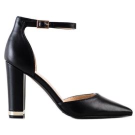 Diamantique Stylowe Czółenka W Szpic czarne