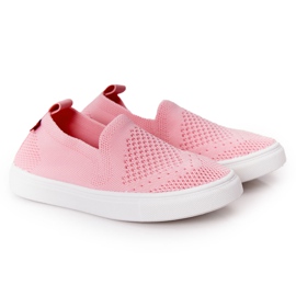 Dziecięce Wsuwane Tenisówki Slip-On Big Star HH374103 Różowe