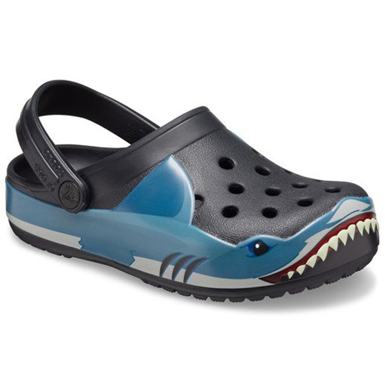 Crocs dla dzieci Fun Lab Shark Band Clg K czarne 206271 001