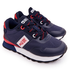 Dziecięce Sportowe Buty Memory Foam Big Star HH374171 Granatowe niebieskie