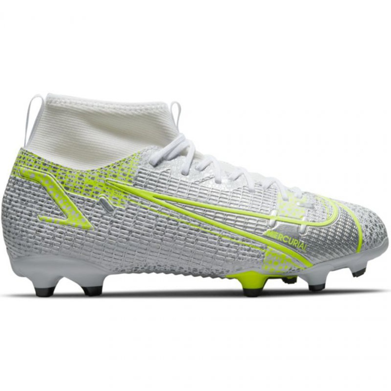 Buty piłkarskie Nike Mercurial Superfly 8 Academy FG/MG Jr CV1127 107 szare srebrny