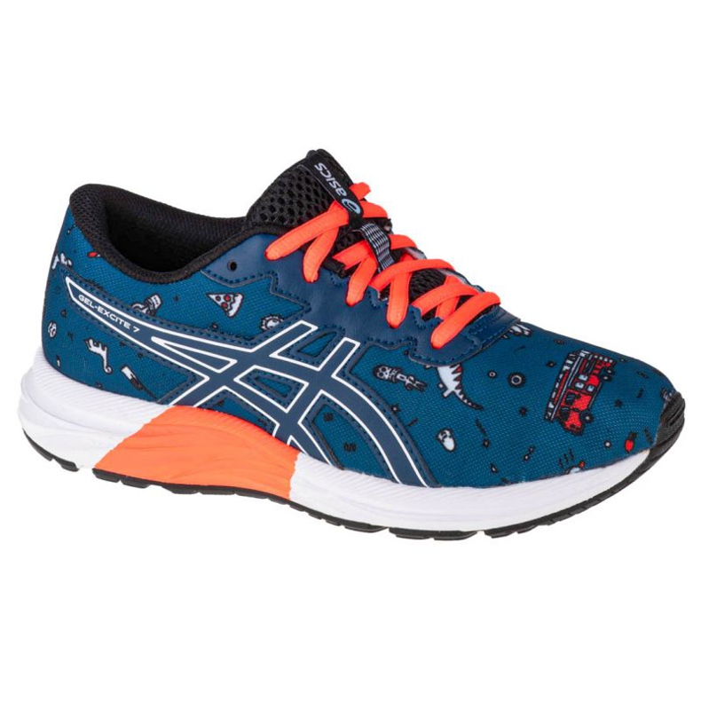 Buty Asics Gel-Excite 7 Gs Jr 1014A181-401 niebieskie