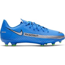 Buty piłkarskie Nike Phantom Gt Academy FG/MG Junior CK8476 400 niebieskie niebieskie