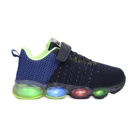Vices 3XC8080-LED-122-navy/green granatowe niebieskie wielokolorowe